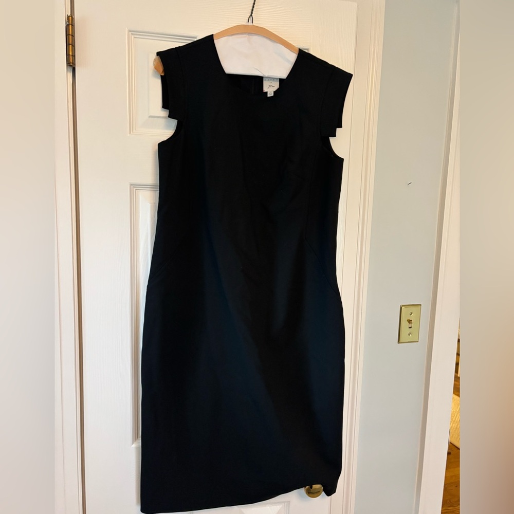 Hatch x J. Crew black work resume dress - size S/M